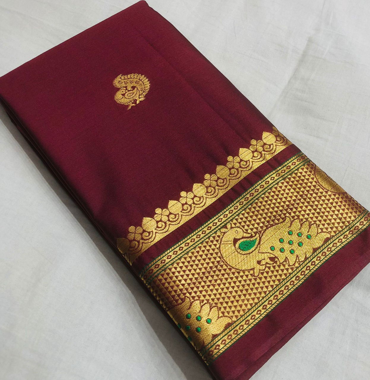  Maharani paithani Designer Cotton Silk Non Catalog Sarees